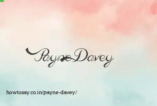 Payne Davey