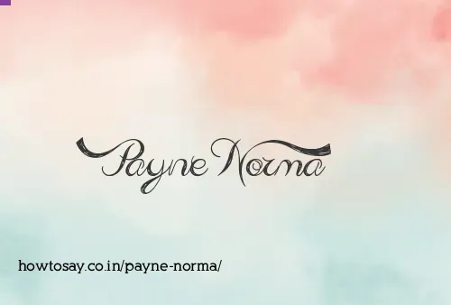 Payne Norma