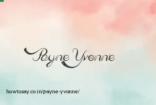 Payne Yvonne