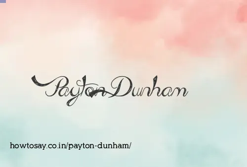 Payton Dunham