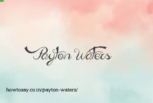 Payton Waters