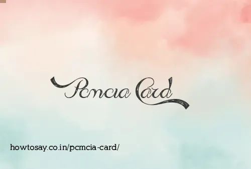 Pcmcia Card