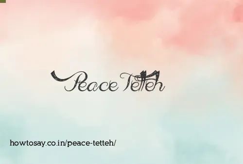 Peace Tetteh