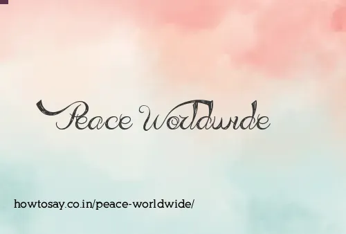 Peace Worldwide