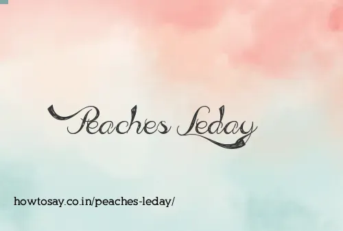 Peaches Leday