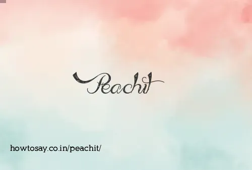 Peachit