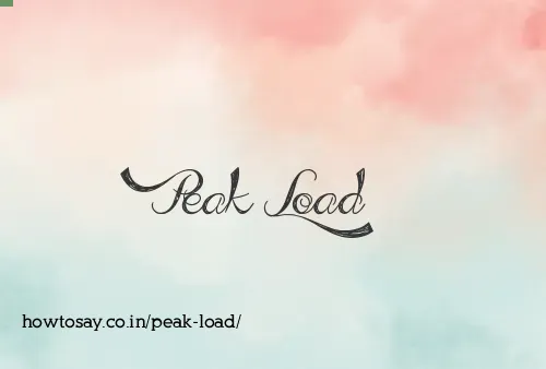 Peak Load