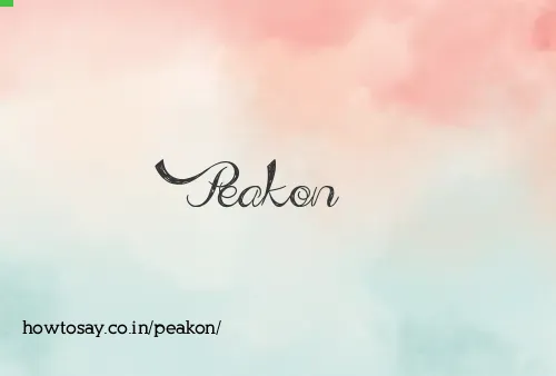 Peakon