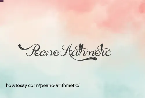Peano Arithmetic