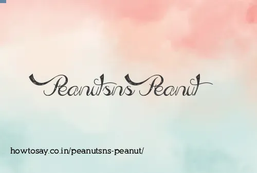 Peanutsns Peanut