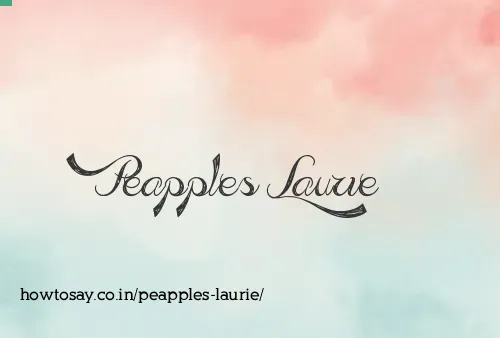 Peapples Laurie