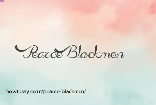 Pearce Blackmon