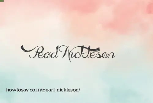 Pearl Nickleson