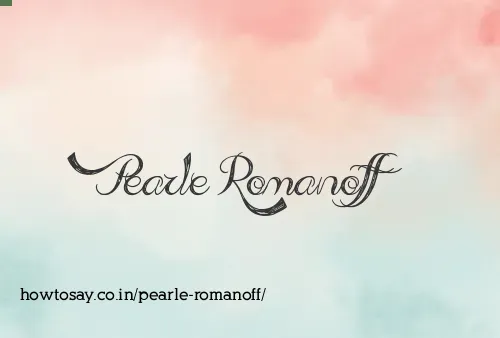 Pearle Romanoff