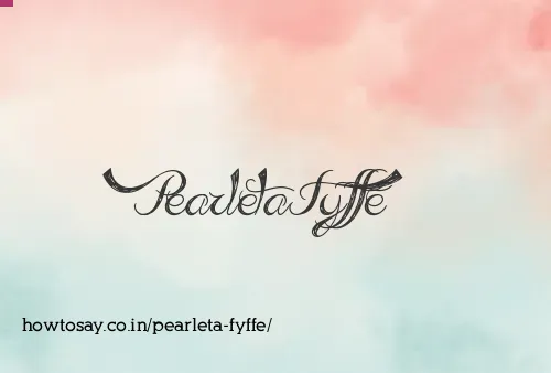 Pearleta Fyffe