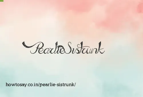 Pearlie Sistrunk