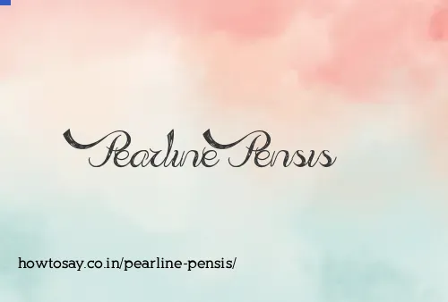 Pearline Pensis