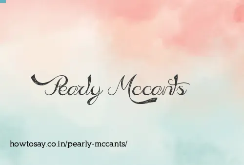Pearly Mccants