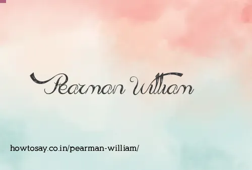 Pearman William
