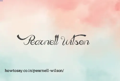Pearnell Wilson