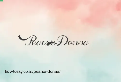 Pearse Donna