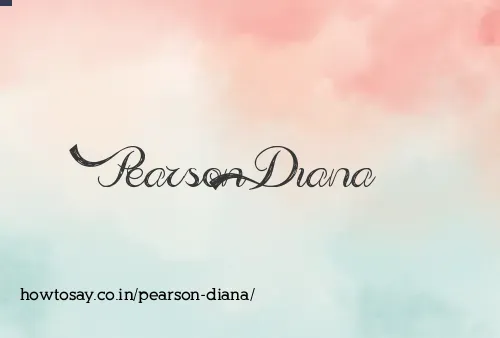 Pearson Diana
