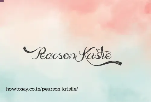 Pearson Kristie