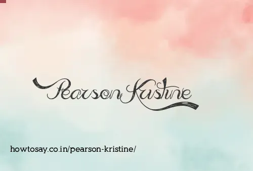 Pearson Kristine