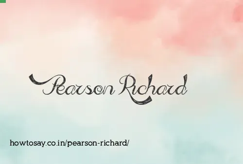 Pearson Richard