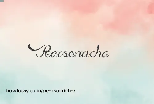 Pearsonricha