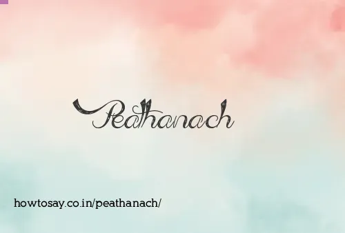 Peathanach