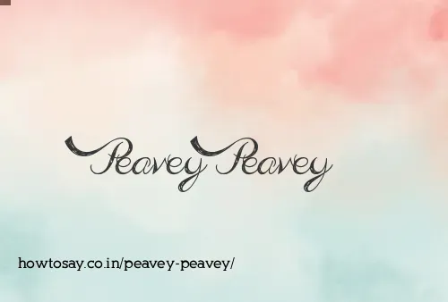 Peavey Peavey