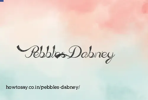 Pebbles Dabney