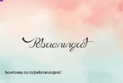 Pebrianingrat