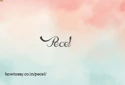 Pecel