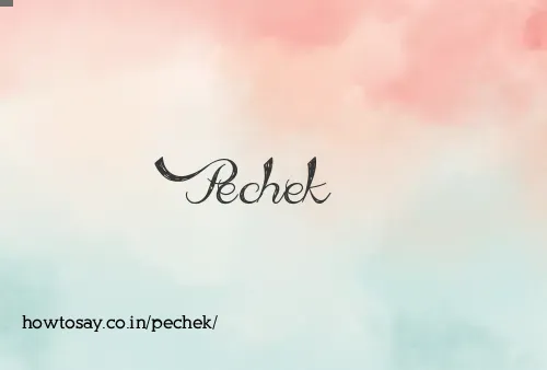 Pechek
