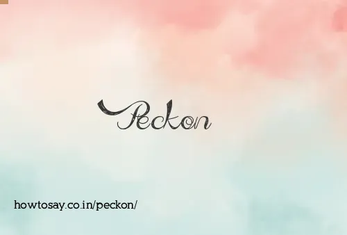 Peckon