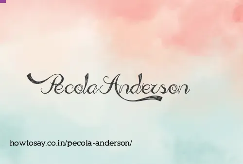 Pecola Anderson