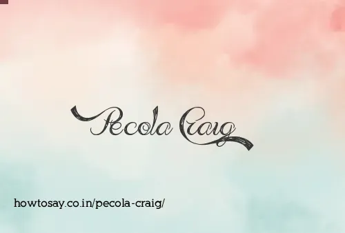 Pecola Craig