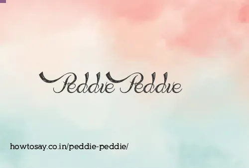 Peddie Peddie