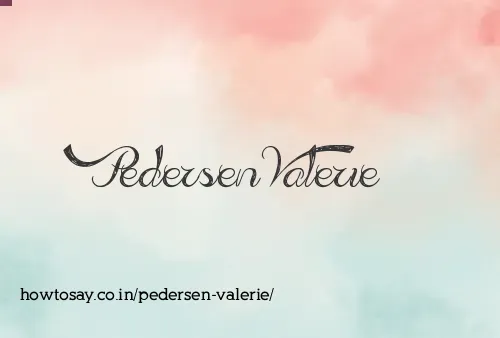 Pedersen Valerie