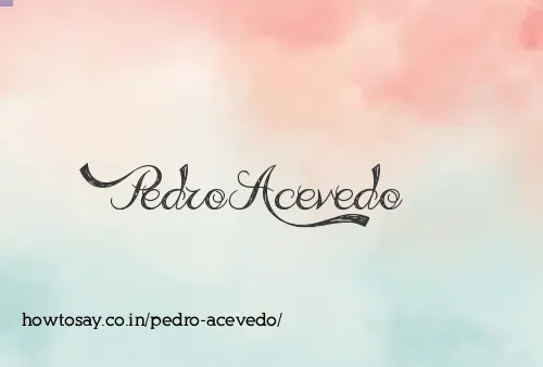 Pedro Acevedo