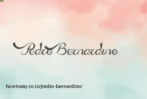 Pedro Bernardino
