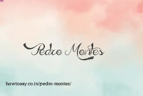 Pedro Montes