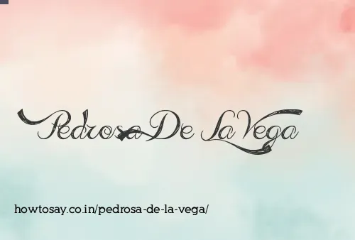Pedrosa De La Vega