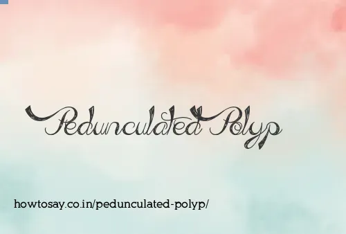 Pedunculated Polyp