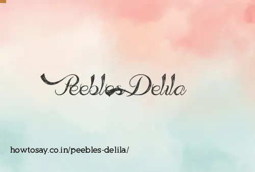 Peebles Delila