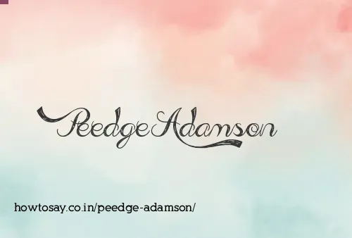 Peedge Adamson
