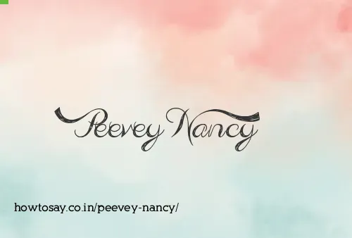 Peevey Nancy