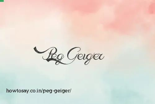 Peg Geiger